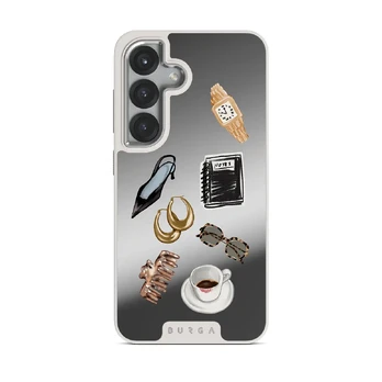 Boss Babe - Samsung Galaxy S25 Plus Case, Elite Mirror Light (Magnetic) / Silver