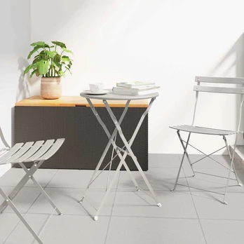 Bistro stalas Smėlio Ø 50 x 71 cm Miltelinis plienas