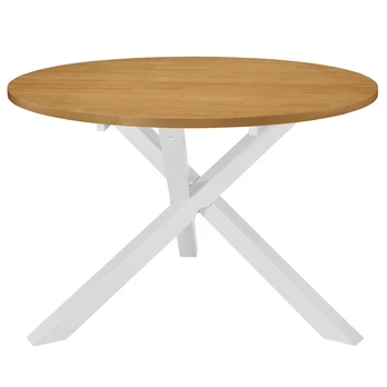 Valgomojo stalas, baltas, 120x75cm, mdf