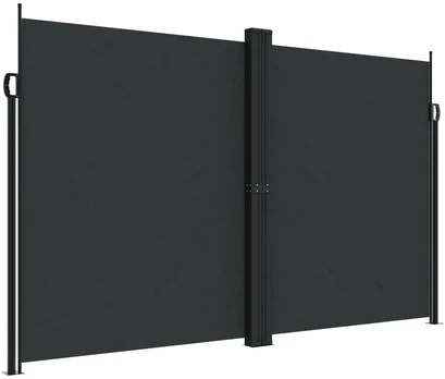 Šoninė markizė 200x600 juoda