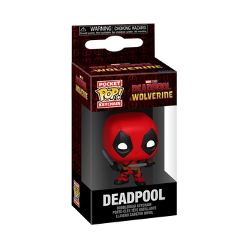 FUNKO POP! Raktų pakabutis: Marvel: Deadpool & Wolverine - Deadpool