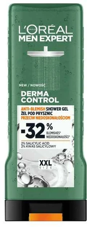 L'OREAL_Men Expert Derma Control XXL dušo gelis vyrams 400 ml