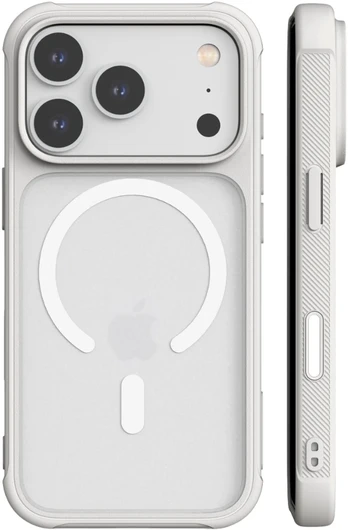 Dėklas Araree Duple M Armor MagSafe do iPhone 18 Pro / 17 Pro balta