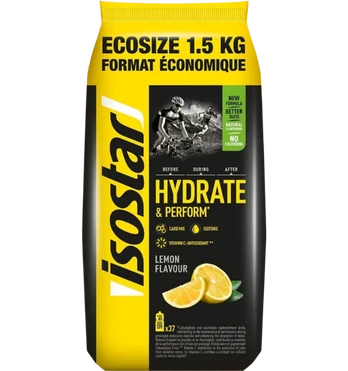 Isostar Powder Ecosize Hydrate & Perform, Lemon, 1500 g
