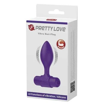 LYBAILE Pretty Love Vibra Butt Plug Violetinė