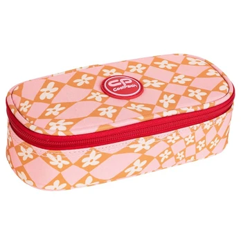 Penalas be priemonių CoolPack Campus Shake, 23 cm x 10 cm, oranžinė/rožinė