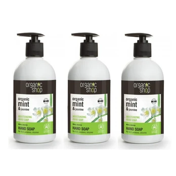 Drėkinantis skystas muilas Organic Shop, 3 x 500 ml