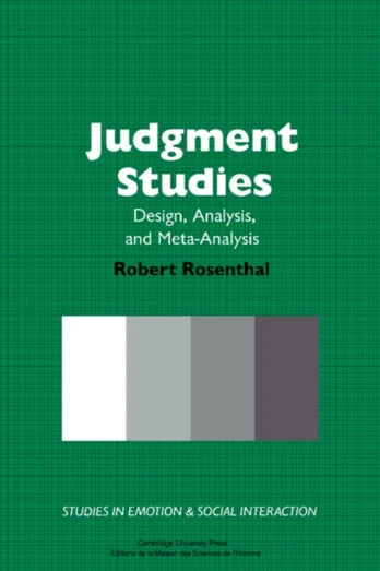 Judgment Studies - Minkštas viršelis