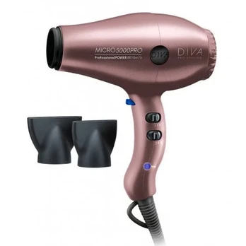 Diva Pro Styling Plaukų džiovintuvas Micro 5000 Pro Dryer Millennial Pink