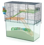 Savic Habitat gerbil&hamster 26x52x52,5 blå wire kaina