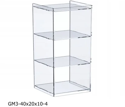 Mini vitrina 40x20x10cm iš 3mm plexi ant prekystalio lentynos spintelės kolekcijoms