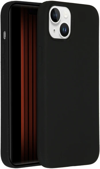 Accezz skysto silikono dėklas iPhone 15 Plus – Juodas