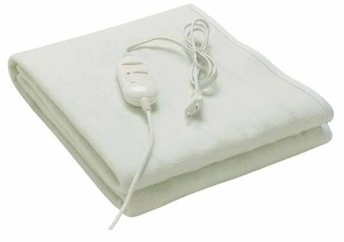 Šildanti antklodė Rosberg 55R58510AS, balta, 150 cm x 80 cm