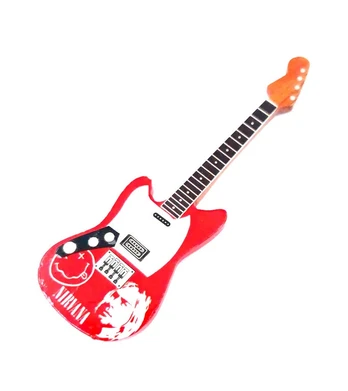 Ikoninis Nirvana Kurt Cobain gitaros šaldytuvo magnetas – dovanai gerbėjams
