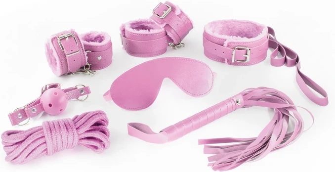 Pink CRUSHIOUS DUNGEONS & MAIDENS BDSM KIT Rožinis