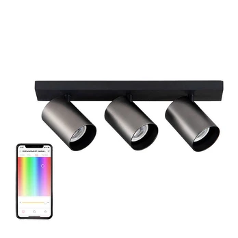 Yeelight Smart Spotlight (spalvotas) juodas 3 paketas