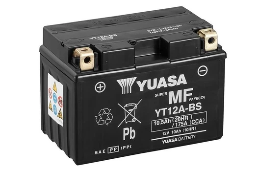 YUASA YT12A-BS 10.5Ah (C20) akumuliatorius