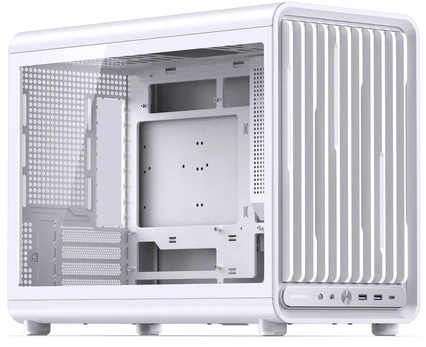 Jonsbo D33 STD PC Case, Mini Case, mATX, Tempered Glass – baltas
