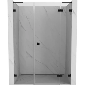 Dušo durys Mexen Lunar L, 125 cm x 200 cm, juoda