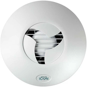 Ventiliatorius AirFlow iCON 15 Ø100mm 68 m3/val