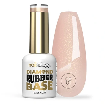 CLAVIER_Nailsology Diamond Rubber Base hibridinis pagrindas DB01 Chiquite 8ml