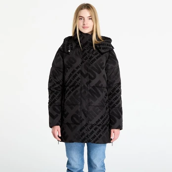 Desigual Cadera_Flock Jacket Black - Dydis S (25WWEW232000 Striukės)