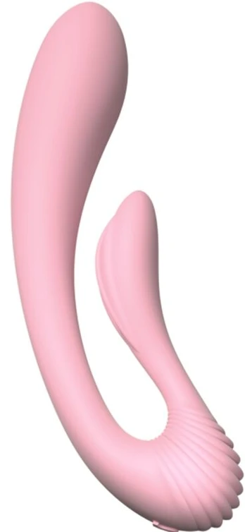 ADRIEN LASTIC - G-WAVE DUAL RABBIT VIBRATOR ROŽINĖ