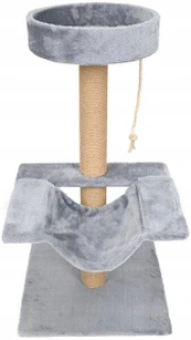 Draskyklė katėms Funfit Home and Office, pilka, 80 cm
