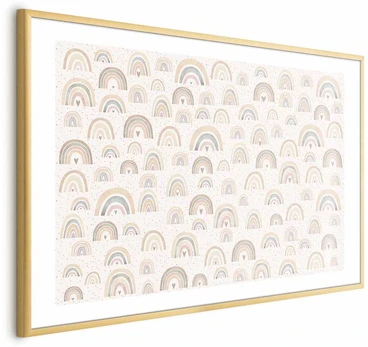 Artgeist Plakatas - Rainbows and Hearts