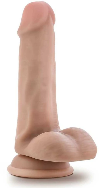 Blush DR. SKIN DR. JEFFREY 6.5 INCH DILDO WITH BALLS BEIGE