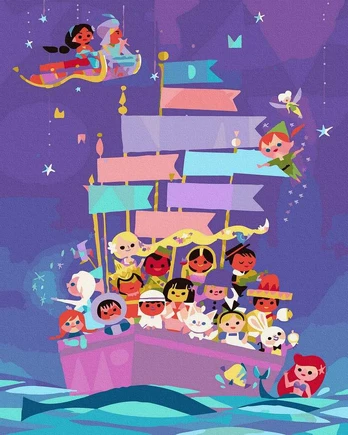 TPS Tapybos rinkinys "It's a small world"