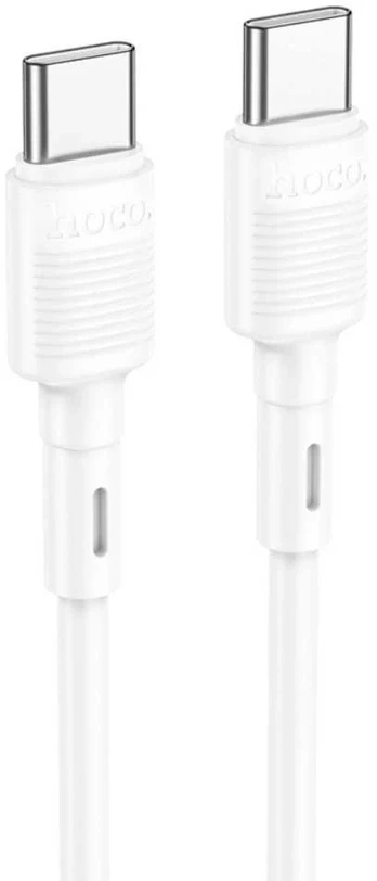 USB kabelis Hoco X83 60W Type-C to Type-C 1.0m baltas