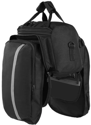 Dviračio krepšys Bicycle Bag VRK2947, poliesteris, juoda