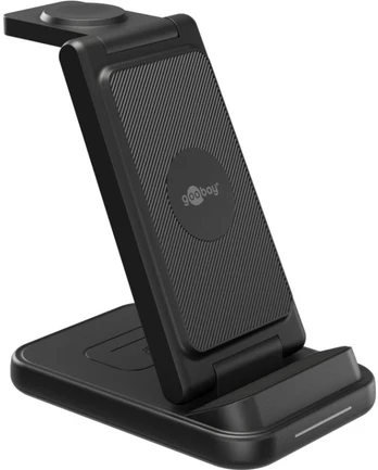 Goobay 3in1 Wireless Charger 15W (Black)