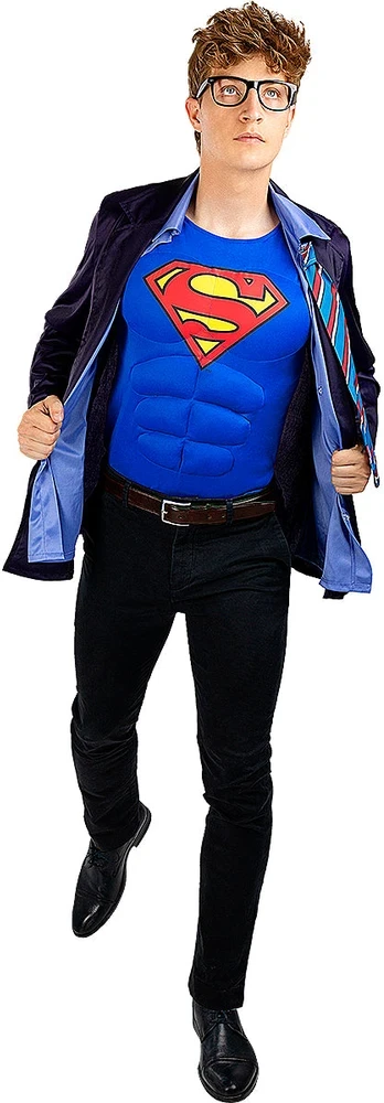 Klarko Kento (Clark Kent) kostiumas vyrams – „Supermenas“ (Superman)