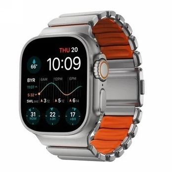„Nomad“ titano apyrankė, skirta „Apple Watch“ 49 mm