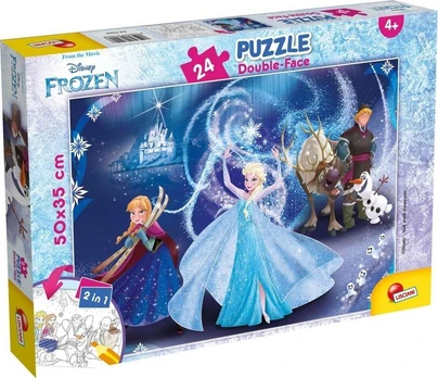 Lisciani Lapai Dvipusė dėlionė Plus 24 Frozen 2