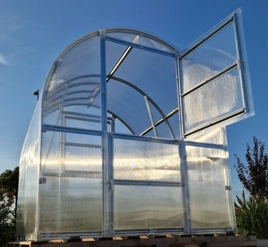 Šiltnamis Klasika Slim, polikarbonatas, 2 x 2 m