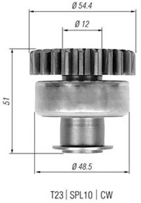 Krumpliaratis, starteris MAGNETI MARELLI 940113020328