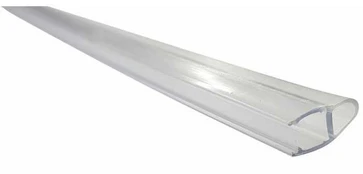Juosta D formos 2.2m 8mm plastikinė
