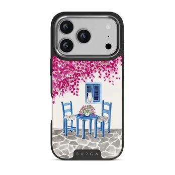 Milos - iPhone 17 Pro Case, Elite Dark (MagSafe) / Silver