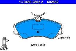 ATE 13.0460-2862.2 Brake pad set