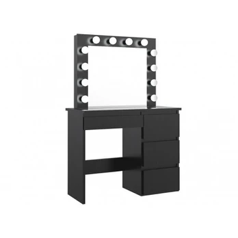 Kosmetinis staliukas Beta 12 LED BLACK