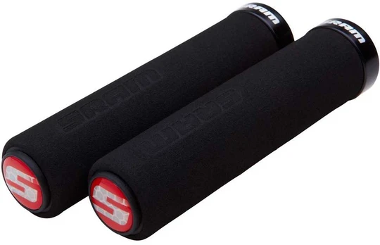 Sram Grips foam - juodas LockRing 129mm