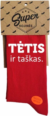 Kojinės "Tėtis ir taškas"