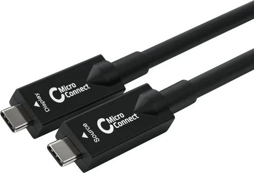 „MicroConnect“ USB-C – USB-C kabelis, 15 m, juodos spalvos (USB3.2CC15OP)
