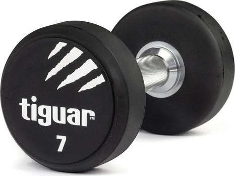 Profesionalus PU hantelis TIGUAR 7kg