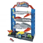 Hot Wheels garažas su triukais kaina