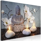 Artgeist Paveikslas - Buddha and Stones (1 Part) Wide kaina