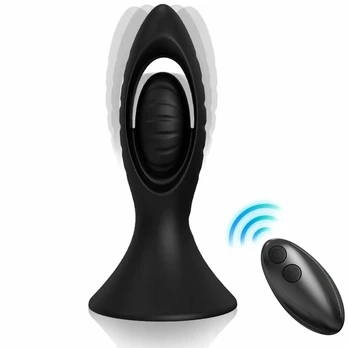 ARMONY Vibrator & Anal Plug Silicone Black 9 Modes Waterproof USB